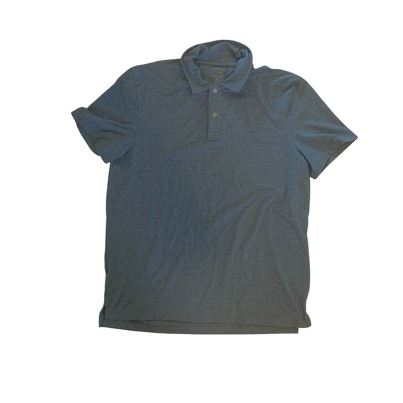 💛 American Eagle Outfitters Men's Gray Polo Shirt Size Large - Picture 5 of 6